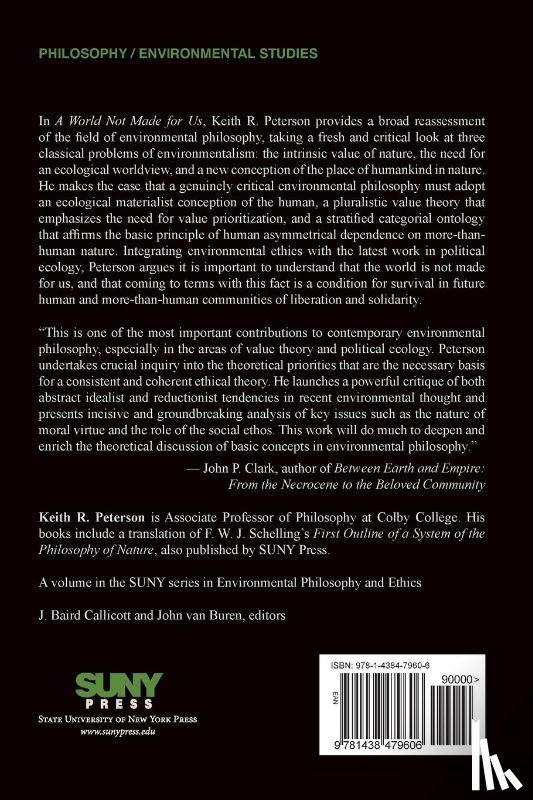 Peterson, Keith R. - A World Not Made for Us