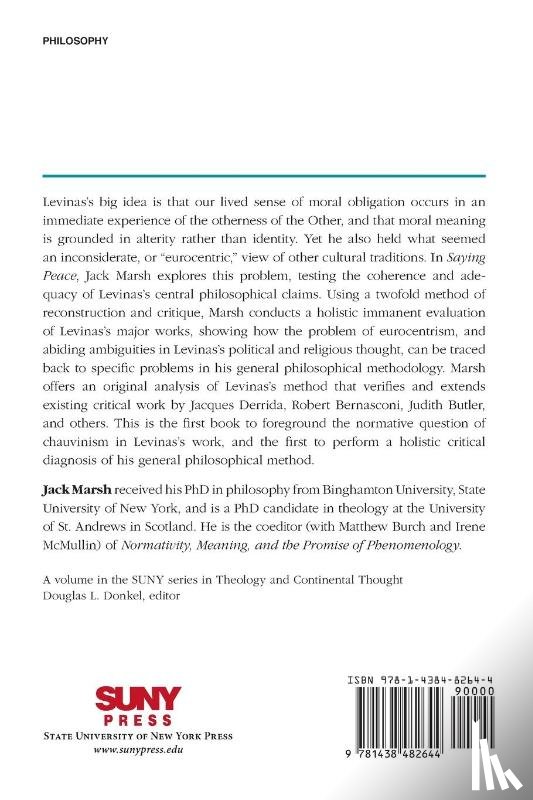 Marsh, Jack - Saying Peace