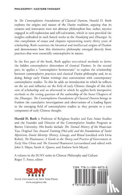 Roth, Harold D. - The Contemplative Foundations of Classical Daoism