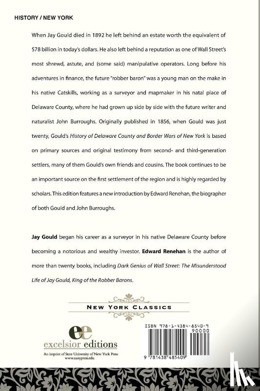 Gould, Jay - History of Delaware County and Border Wars of New York