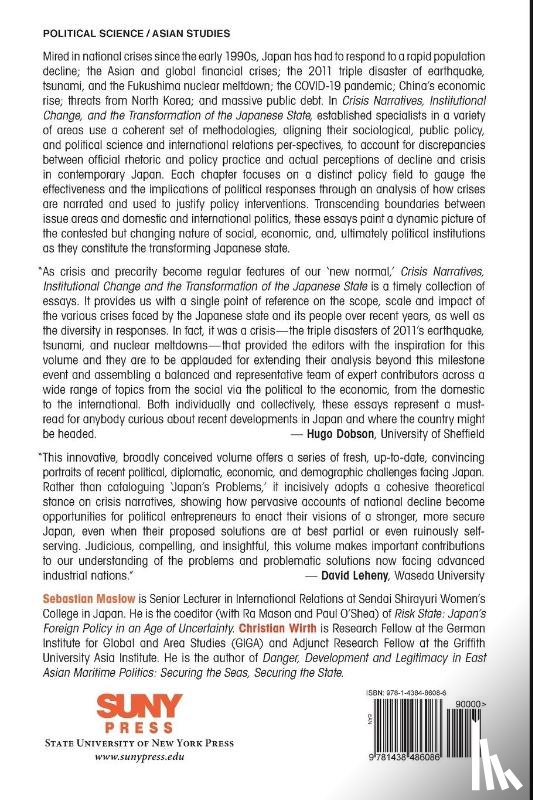  - Crisis Narratives, Institutional Change, and the Transformation of the Japanese State