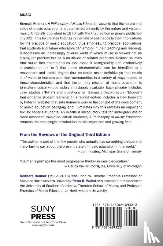 Reimer, Bennett - A Philosophy of Music Education