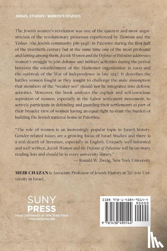 Chazan, Meir - Jewish Women and the Defense of Palestine