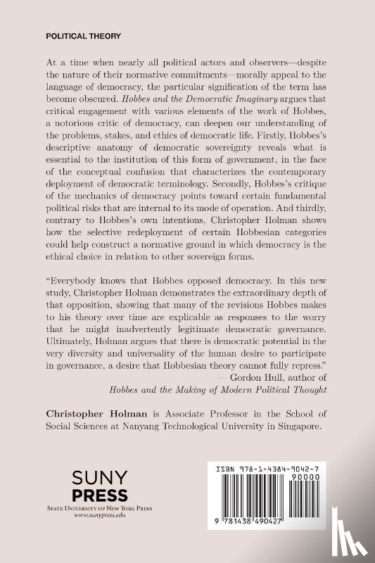 Holman, Christopher - Hobbes and the Democratic Imaginary