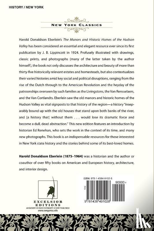 Eberlein, Harold Donaldson - The Manors and Historic Homes of the Hudson Valley