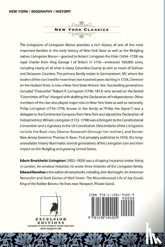 Livingston, Edwin Brockholst - The Livingstons of Livingston Manor