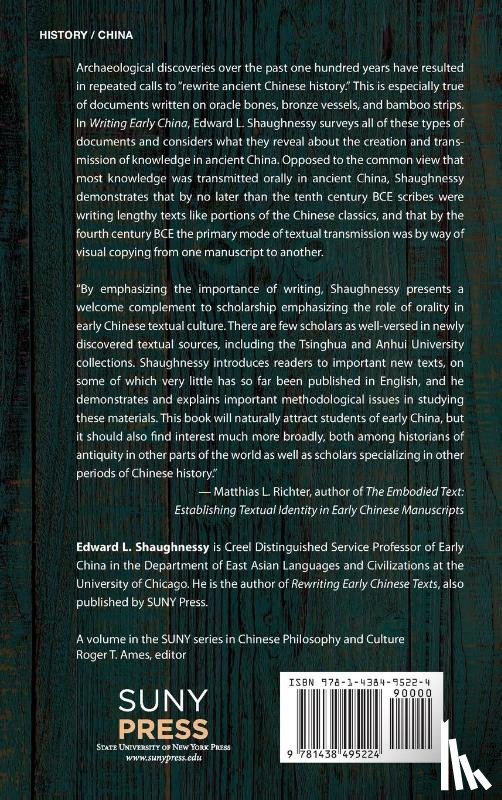Shaughnessy, Edward L. - Writing Early China