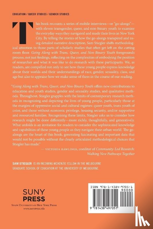 Stiegler, Sam - Going Along with Trans, Queer, and Non-Binary Youth