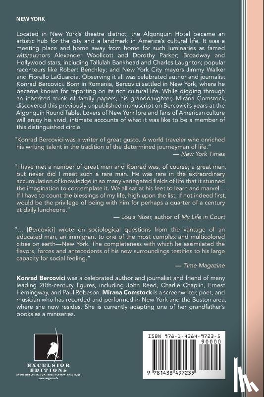 Bercovici, Konrad - The Algonquin Round Table