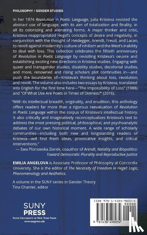  - "Revolution in Poetic Language" Fifty Years Later