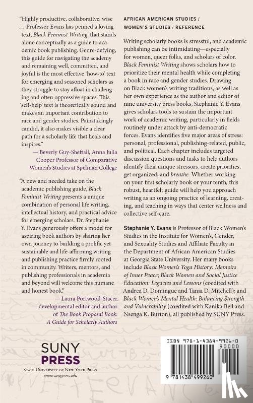 Evans, Stephanie Y. - Black Feminist Writing