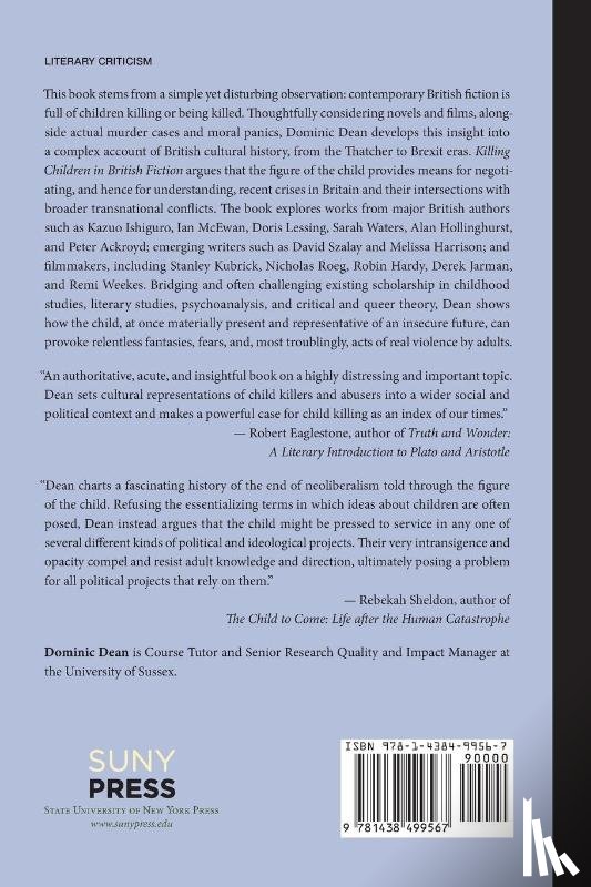 Dean, Dominic - Killing Children in British Fiction