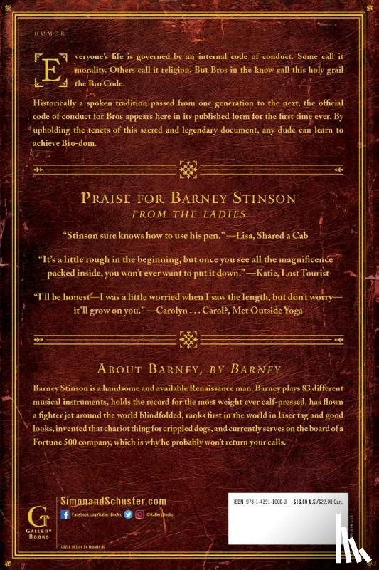 Stinson, Barney - The Bro Code