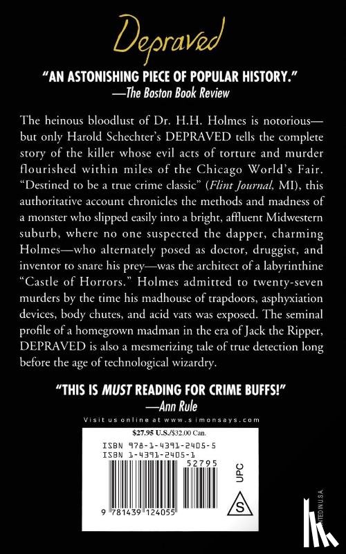 Schechter, Harold - Depraved