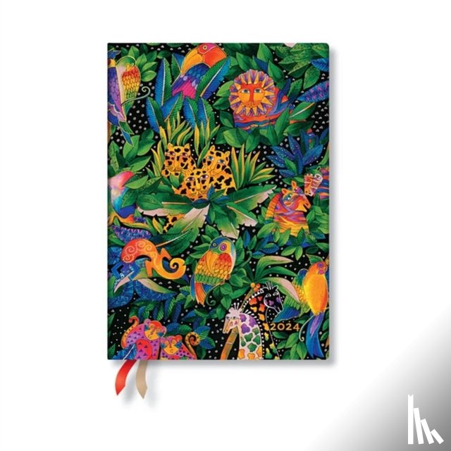 Paperblanks - Jungle Song (Whimsical Creations) Midi 12-month Dayplanner 2024