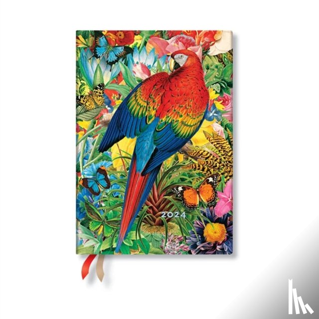 Paperblanks - Tropical Garden (Nature Montages) Midi 12-month Dayplanner 2024