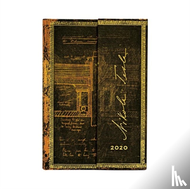  - Tesla Sketch Of A Turbine Mini day-at-a-time 2020 Diary