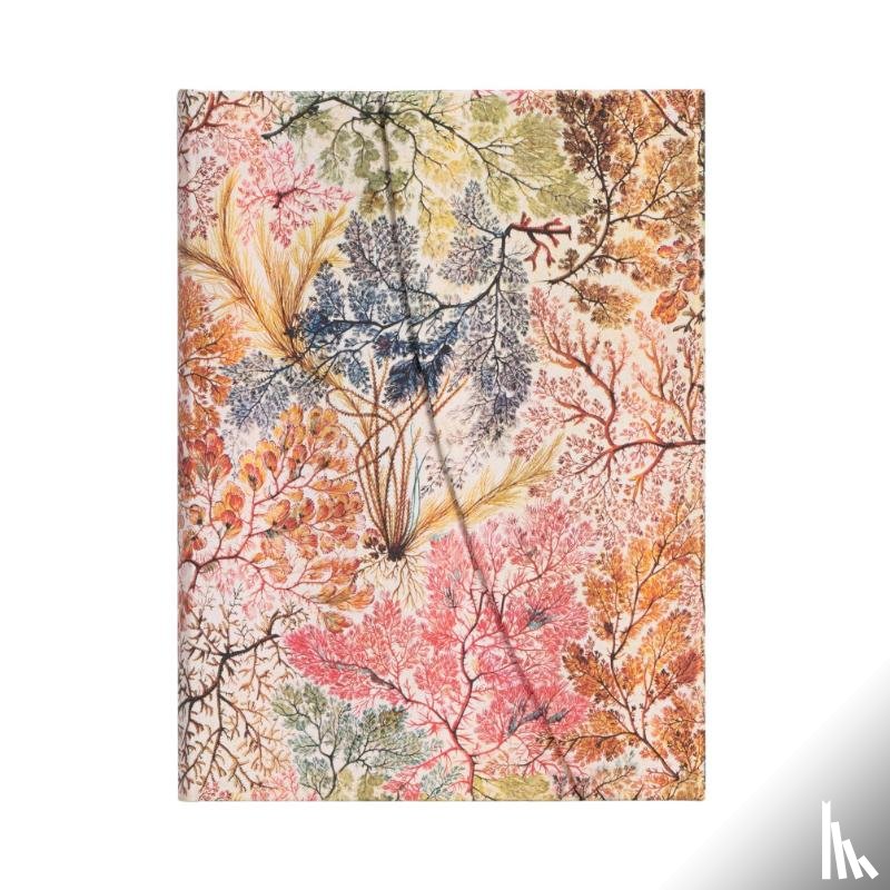  - Anemone Midi Lined Hardcover Journal (Wrap Closure)