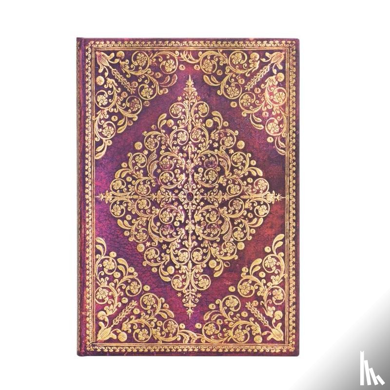 Paperblanks - Viola (Diamond Rosette) Midi Lined Hardcover Journal