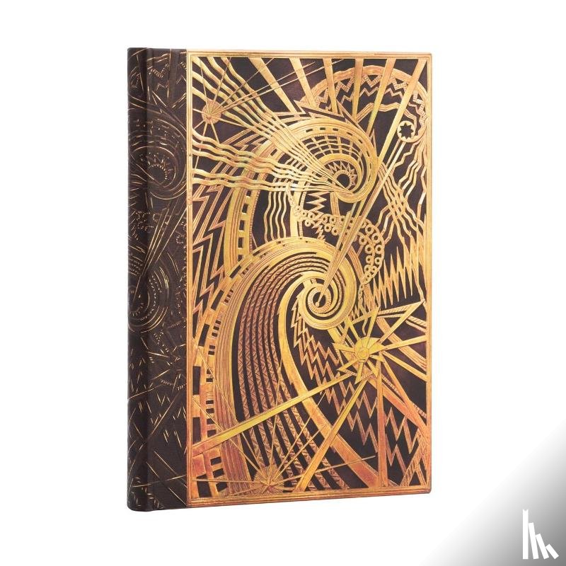 Paperblanks - The Chanin Spiral (New York Deco) Midi Lined Hardcover Journal