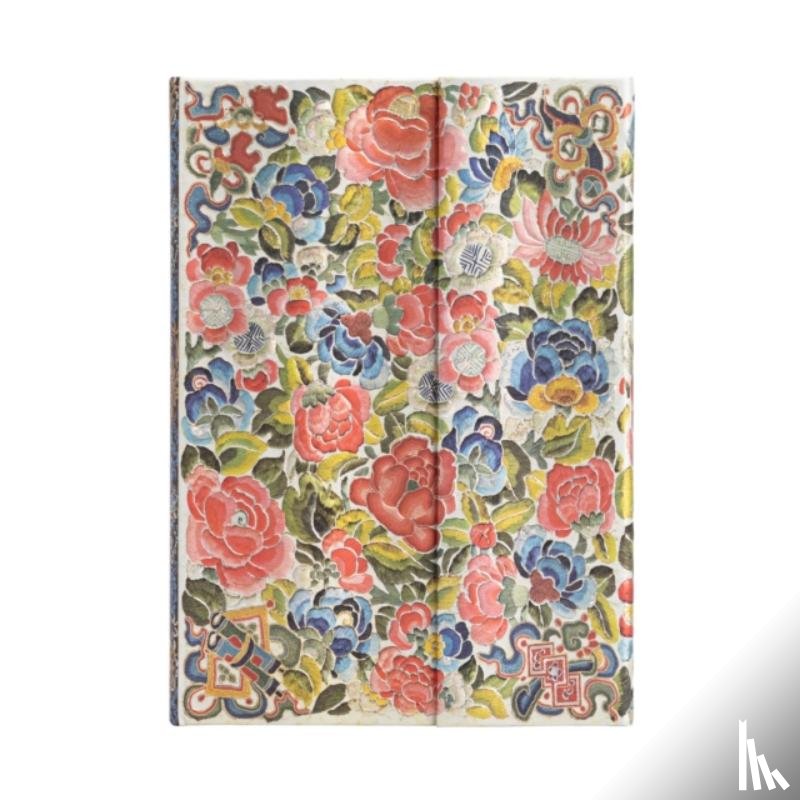 Paperblanks - Pear Garden (Peking Opera Embroidery) Midi Lined Hardcover Journal