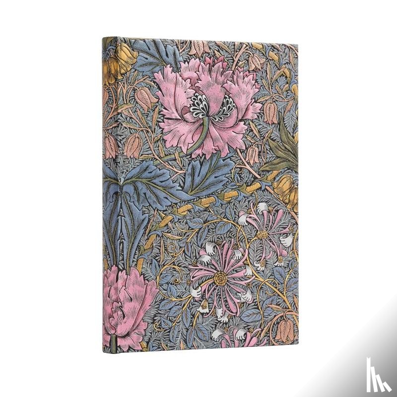 Paperblanks - Morris Pink Honeysuckle (William Morris) Midi Lined Hardcover Journal