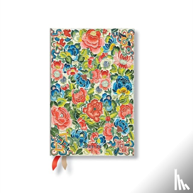 Paperblanks - Pear Garden (Peking Opera Embroidery) Mini 18-month Dayplanner 2024