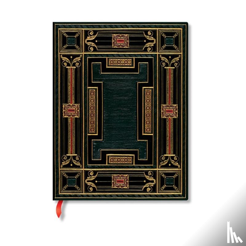 Paperblanks - Onyx (Asterales) Ultra Lined Hardback Journal (Elastic Band Closure)