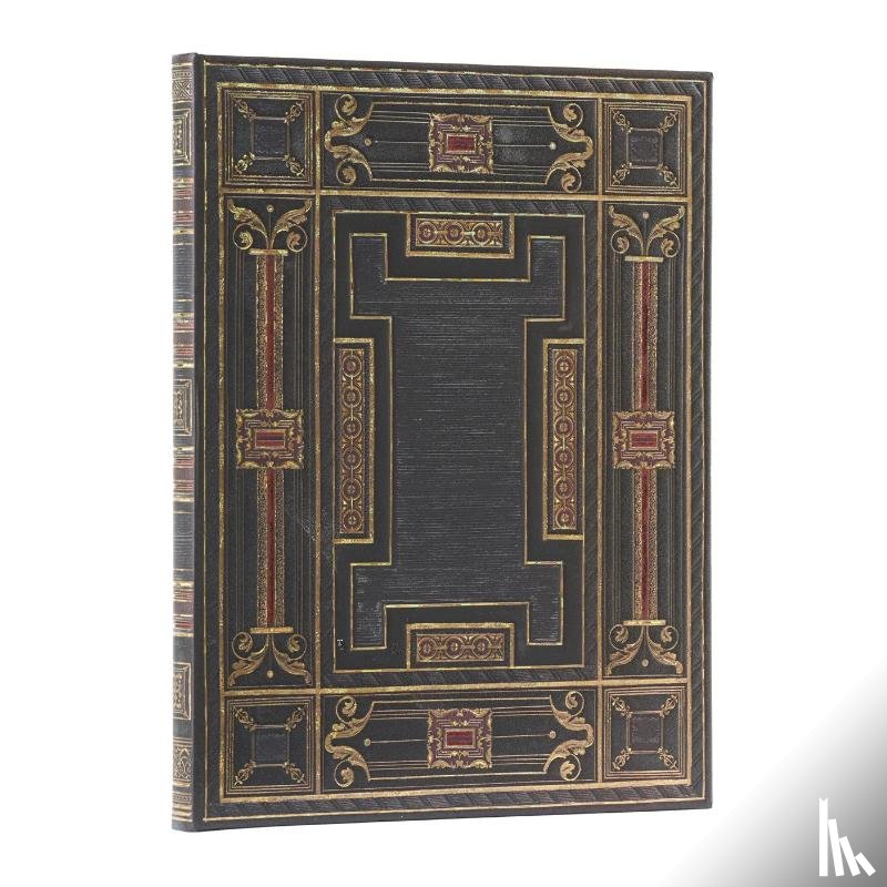 Paperblanks - Onyx (Asterales) Ultra Unlined Hardback Journal (Elastic Band Closure)
