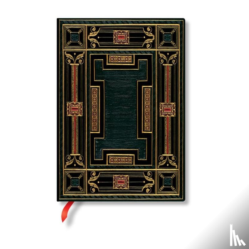 Paperblanks - Onyx (Asterales) Midi Lined Hardback Journal (Elastic Band Closure)