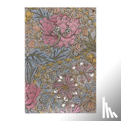 Paperblanks - Morris Pink Honeysuckle Mini Hardcover Address Book, 128pg, 120gsm by Paperblanks (William Morris)