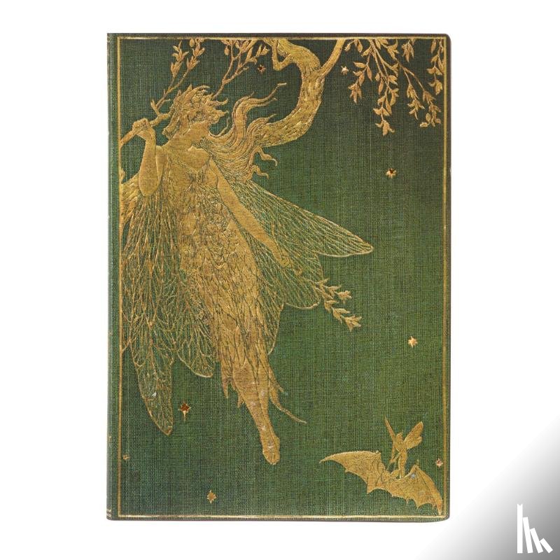 Paperblanks - Olive Fairy (Lang’s Fairy Books) Midi Lined Softcover Flexi Journal (Elastic Band Closure)