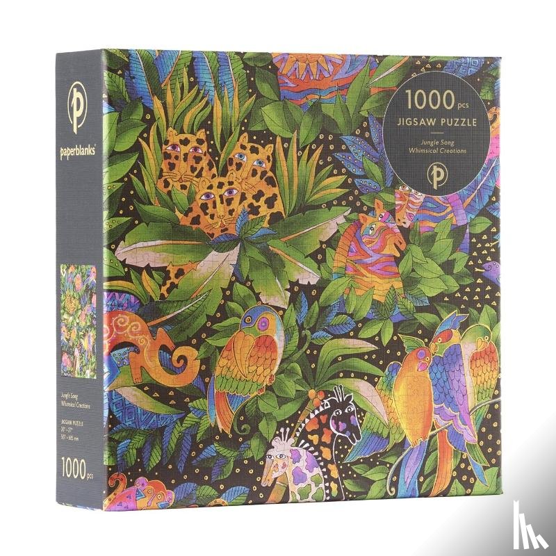 Paperblanks - Jungle Song 1000 Piece Jigsaw Puzzle, Laurel Burch Collection by Paperblanks (Whimsical Creations)