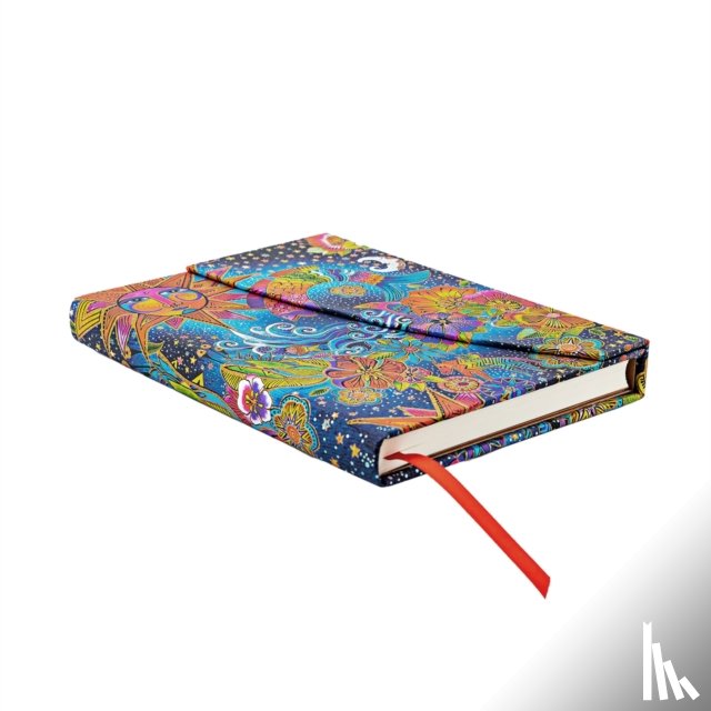 Paperblanks - Celestial Magic (Whimsical Creations) Midi Lined Hardback Journal (Wrap Closure)