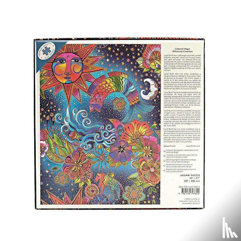 Paperblanks - Celestial Magic 1000 Piece Jigsaw Puzzle, Laurel Burch Collection by Paperblanks (Whimsical Creations): Celestial Magic Whimsical Creations Puzzle 100