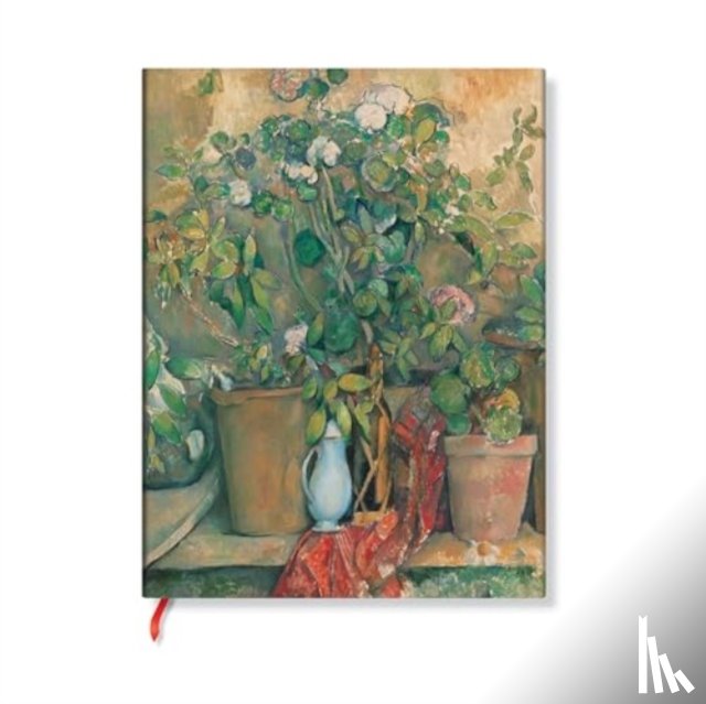 Paperblanks - Cezanne’s Terracotta Pots and Flowers Ultra Lined Hardback Journal (Elastic Band Closure)