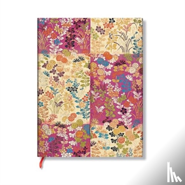 Paperblanks - Kara-ori Pink (Japanese Kimono) Ultra Unlined Softcover Flexi Journal (Elastic Band Closure)
