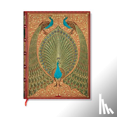 Paperblanks - Hafiz’s Peacocks (Sangorski & Sutcliffe) Mini Lined Hardcover Journal (Elastic Band Closure)