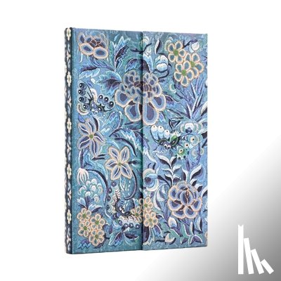 Paperblanks - Blue Willow (Celebrate Hanfu) Mini Unlined Hardcover Journal (Wrap Closure)