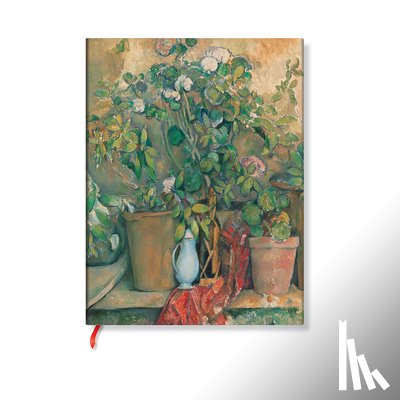 Paperblanks - Cezanne’s Terracotta Pots and Flowers Midi Address Book (Elastic Band Closure)
