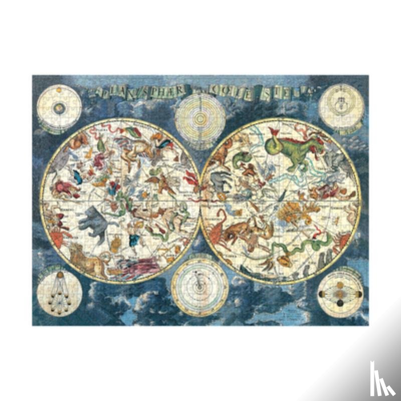 Paperblanks - Celestial Planisphere 1000 Piece Jigsaw Puzzle by Paperblanks (Early Cartography)
