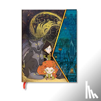 Paperblanks - WolfWalkers (Irish Folklore Trilogy) Ultra Unlined Hardcover Journal (Wrap Closure)