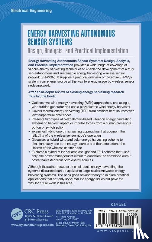Tan, Yen Kheng (Nanyang Technological University - Energy Harvesting Autonomous Sensor Systems