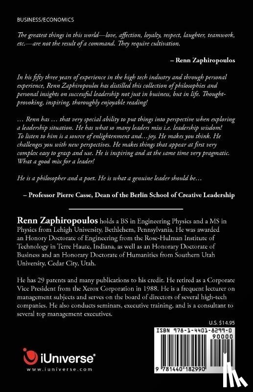 Zaphiropoulos, Renn - Entrepreneurial Wisdom