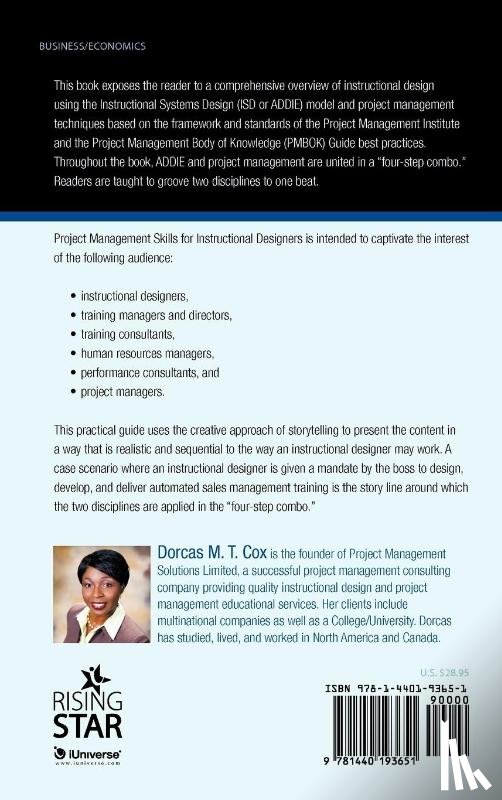 Cox, Dorcas M T - Project Management Skills for Instructional Designers