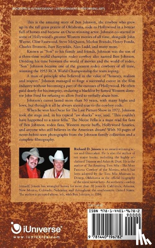 Richard D Jensen, D Jensen, Jensen, Richard D - The Nicest Fella - The Life of Ben Johnson