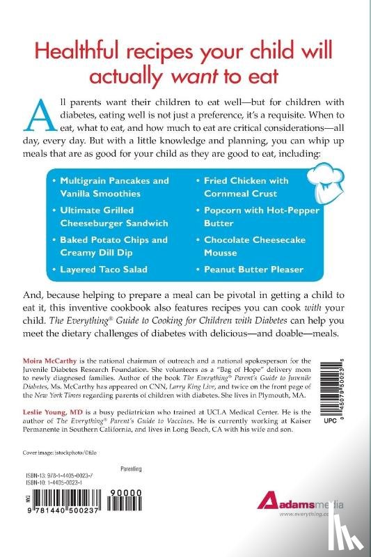 McCarthy, Moira - The "Everything" Guide to Cooking for Children with Diabetes