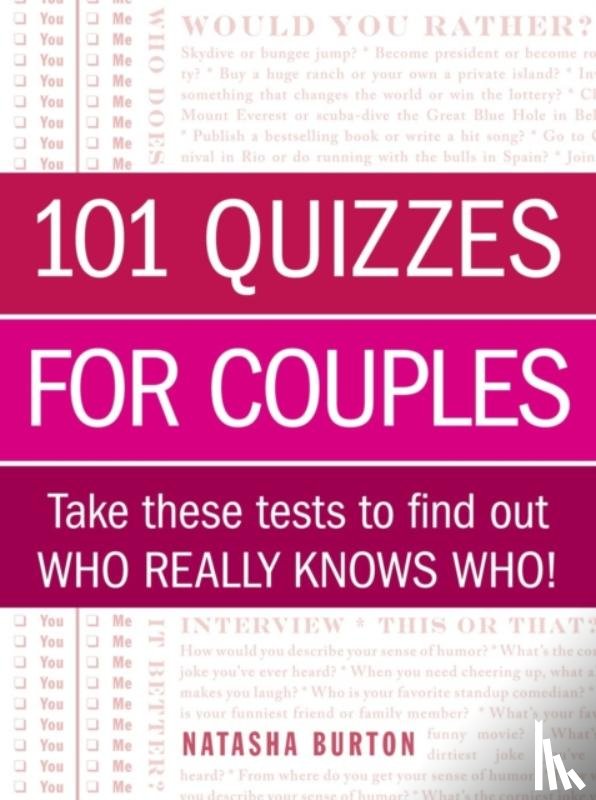 Burton, Natasha - 101 Quizzes for Couples
