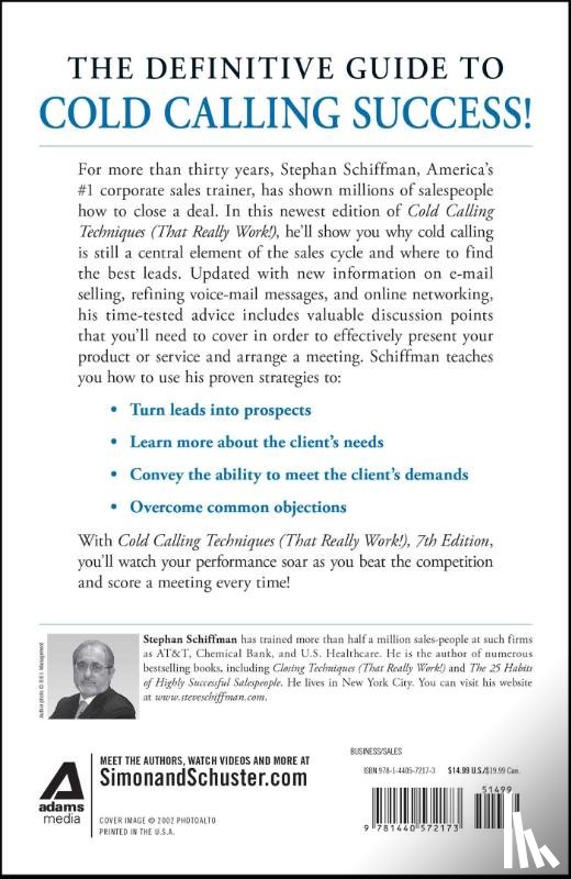Schiffman, Stephan - Cold Calling Techniques (That Really Work!)