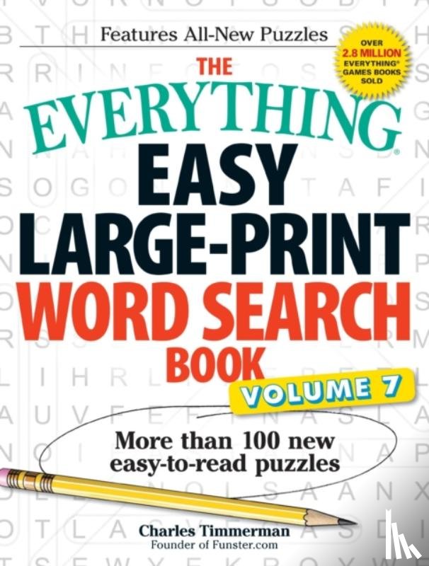 Timmerman, Charles - The Everything Easy Large-Print Word Search Book, Volume 7